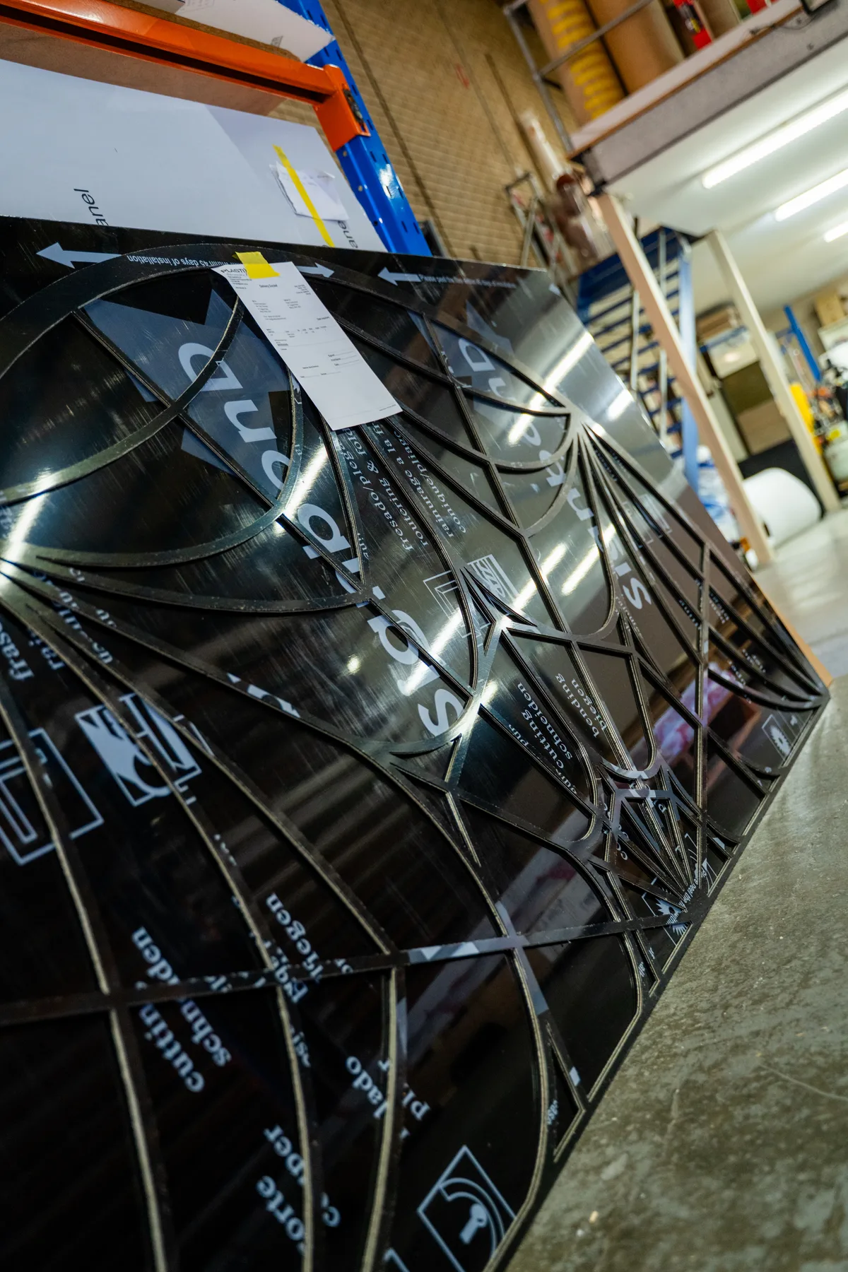 Aluminium Composite Panel (ACP) at the Plastix workshop