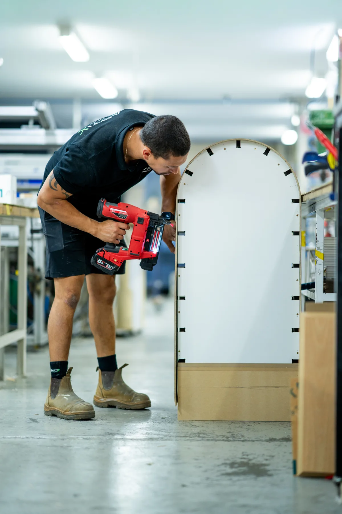 Fabrication at the Plastix workshop
