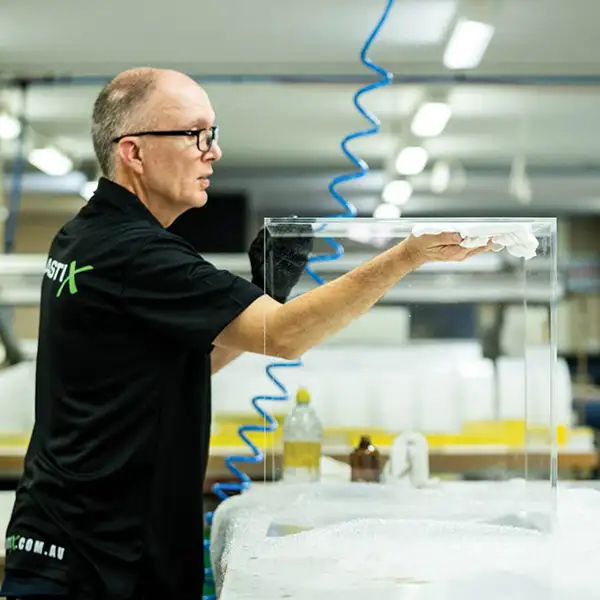 Clear is easy to work with - Plastix